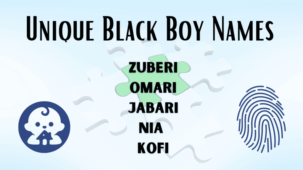 Unique Black Boy Names